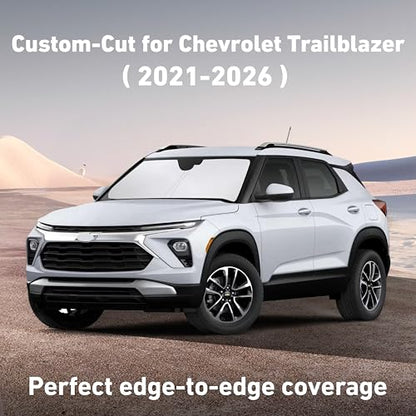 Windshield Sunshade Compatible for Chevrolet Trailblazer 2021