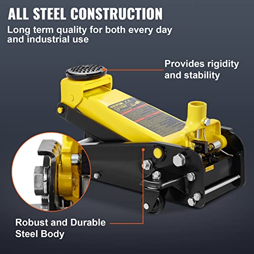 3 Ton Low Profile Floor Jack for All Terrain Vehicles