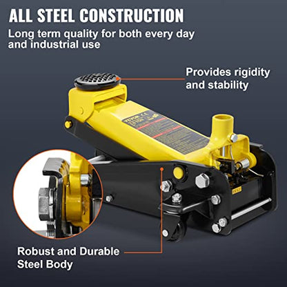 3 Ton Low Profile Floor Jack for All Terrain Vehicles