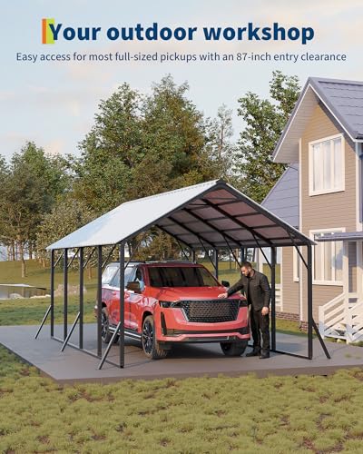 13x21x11 ft Metal Carport Kit