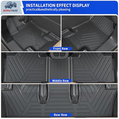 Floor Mats Set for 2024 2025 2026 Toyota Grand Highlander