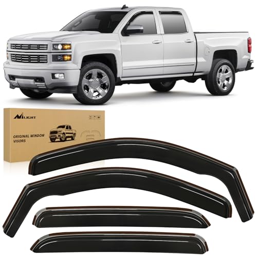 in Channel Window Visors for Silverado