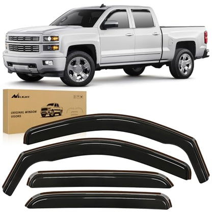 in Channel Window Visors for Silverado