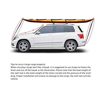 Cross Rail Roof Rack (2 Count)