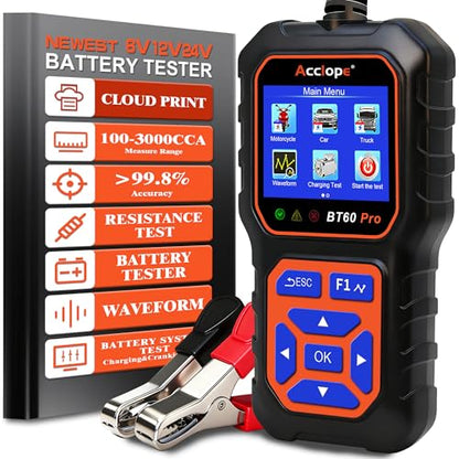 BT60 PRO Car Battery Tester 6V