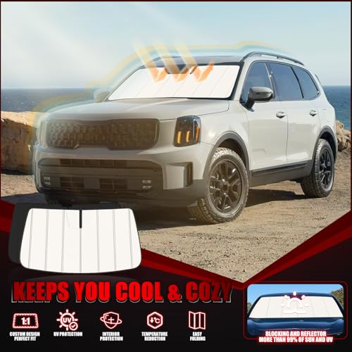 Windshield Sun Shade for Kia Telluride 2020