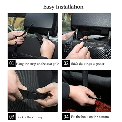 Car Backseat Organizer with Foldable Table Tray
