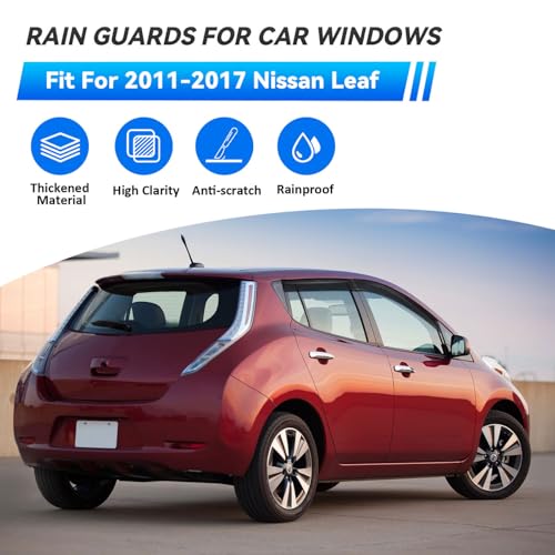 4pcs Window Visors Rain Guards for 2011 (4 Count)