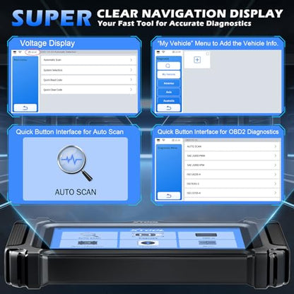 Car Scanner D5 OBD2 Scanner ABS SRS Check Engine Code Reader 10 Reset