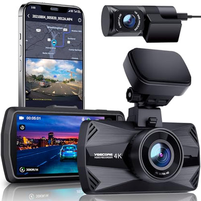 Real 4K Dash Cam Front and Rear