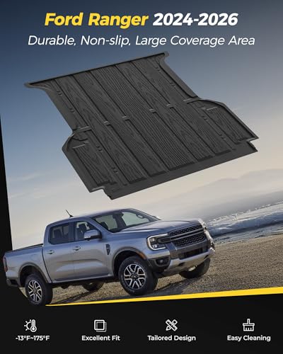 Truck Bed Mat for Ford Ranger 2024