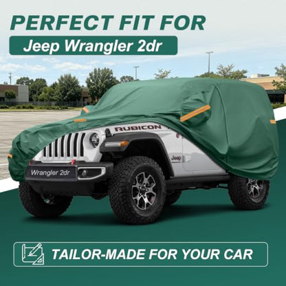 Car Cover Custom Fit Jeep Wrangler 2 Dr