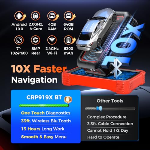 X431 CRP919XBT ECU Coding OBD2 Scanner