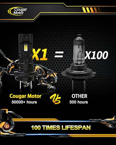 H7 Bulbs, 1:1 Size H7 Lights Bulb No Adapter Required 6500K White Fog Light or Off-Road Use Plug and Play - Pack of 2 (2 Count)