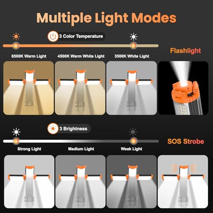Rechargeable Camping Light with Tripod Stand