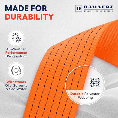 Heavy Duty Ratchet Straps 3 inch x 30 ft