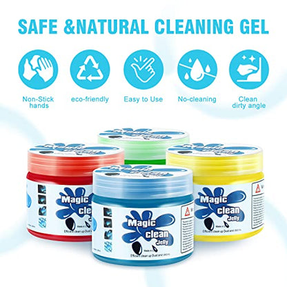 4 Pack Car Cleaning Gels