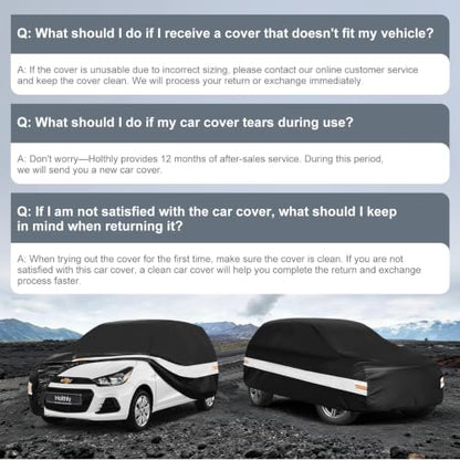 10 Layers Hatchback Car Cover Custom Fit for Chevrolet Spark
