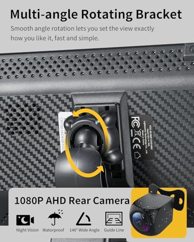 Wireless CarPlay & Android Auto Screen for Car