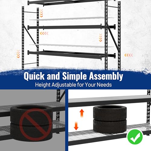 77" Garage Shelving Unit