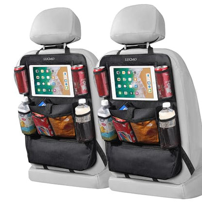 Car Backseat Organizer with Touch Screen Tablet Holder (2 Count)