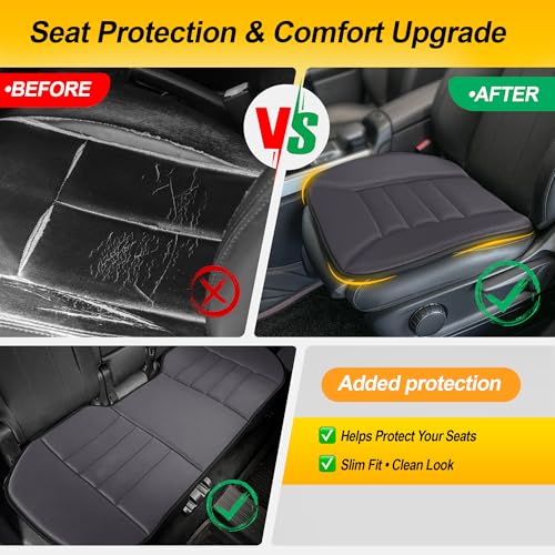 3 Piece Memory Foam Car Seat Cushion Set for Driving Comfort (3 Count)