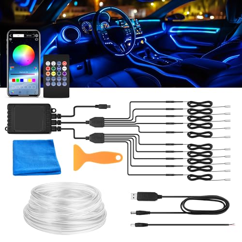 10 in 1 RGB Interior Car LED Strip Lights (35.2 Ounce)
