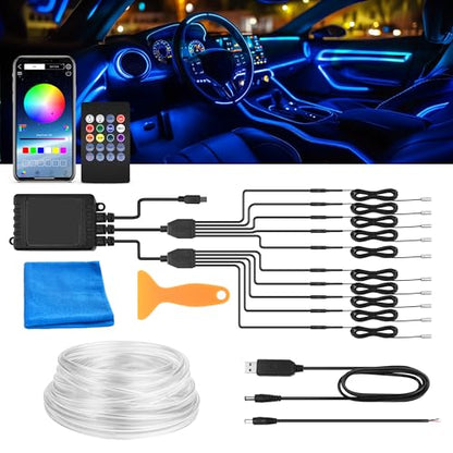 10 in 1 RGB Interior Car LED Strip Lights (35.2 Ounce)