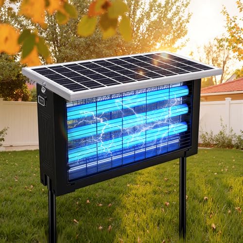 Powerful Large Solar Bug Zapper for 3000 sq.ft with 13FT Extension Cord