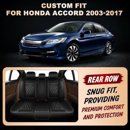 2 Front Car Seat Covers for Honda Accord 2003
