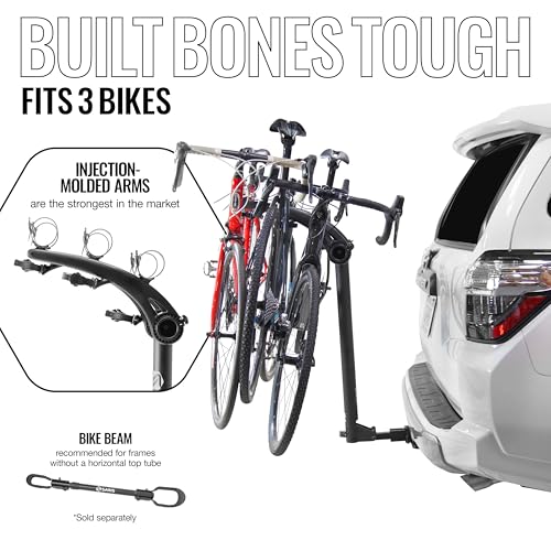 Bones 3 Bike Hitch Rack Bicycle Carrier