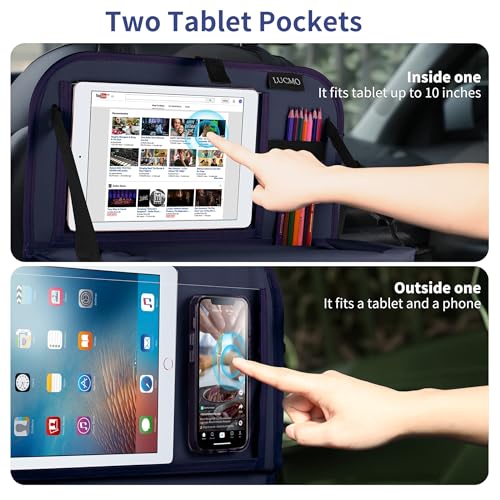 Car Backseat Organizer with Foldable Tablet Holder (42.3288 Ounce)