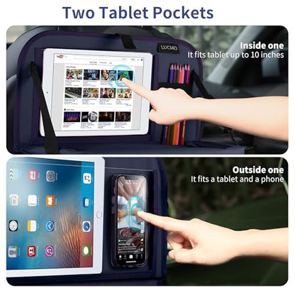 Car Backseat Organizer with Foldable Tablet Holder (42.3288 Ounce)