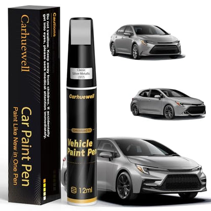 1F7 Classic Silver Metallic Touch Up Paint Compatible with Toyota