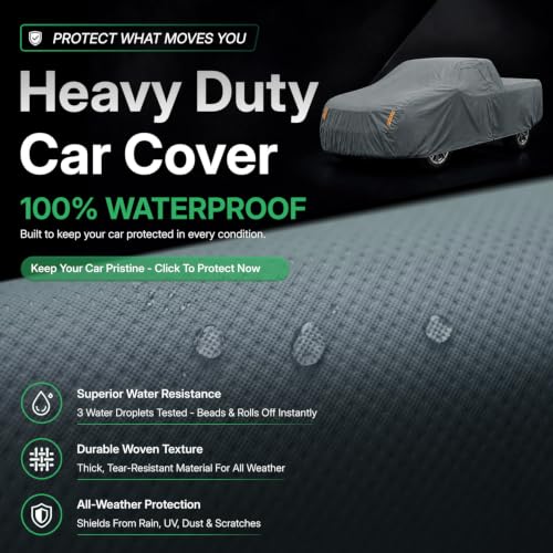 Waterproof Heavy Duty Truck Cover Custom Fit Toyota Tacoma 1995