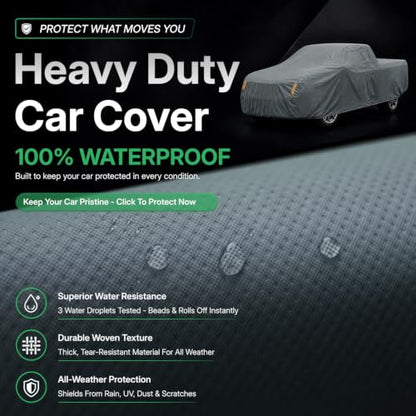 Waterproof Heavy Duty Truck Cover Custom Fit Toyota Tundra 1999