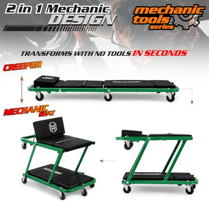 Heavy Duty Convertible Mechanic Creeper