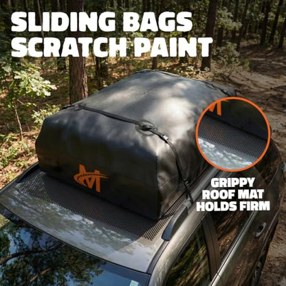 16 Cu Ft Weatherproof No Rack Rooftop Cargo Carrier Bag 45"x34"x18"