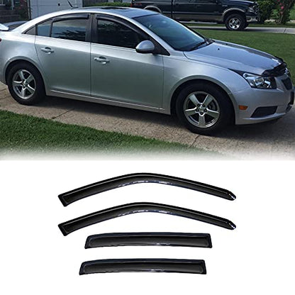 Window Visors Rain Guards for 11 (4 Count)