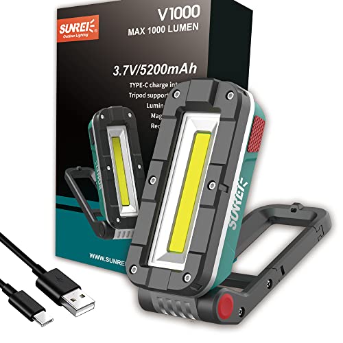 IPX5 1000LM COB Work Light