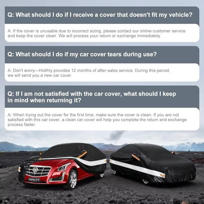 10 Layers Car Cover Custom Fit for Cadillac CTS CTS