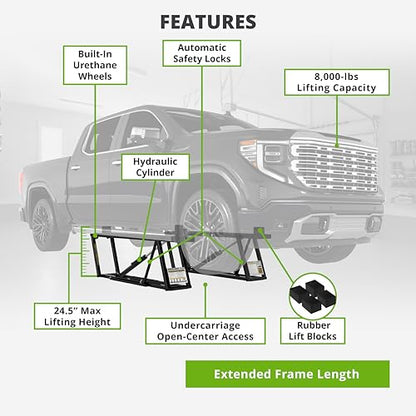 Bundle 8000TLX Portable Car Lift