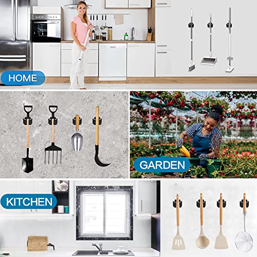 6PCS Broom and Mop Holder (6 Count)