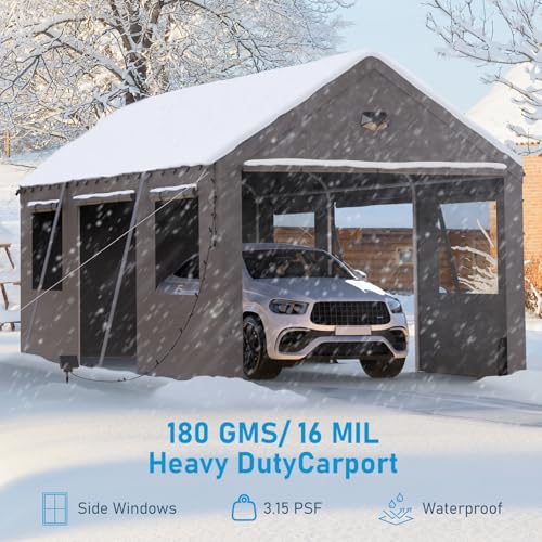 10x20 Heavy Duty Carport Canopy