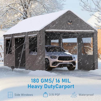 10x20 Heavy Duty Carport Canopy