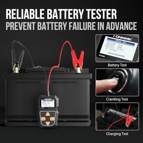 KW208 12V Car Battery Tester