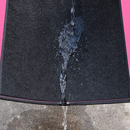 Rainbow Waterproof Universal Fit Faux Leather Car Carpet