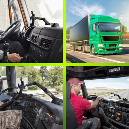 Cell Phone Mount for Truck Phone Holder for Truck Drivers