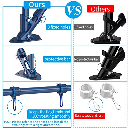 Flag Pole Upgraded Bracket