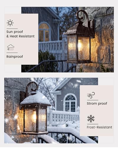 21" Outdoor Wall Light Fixtures